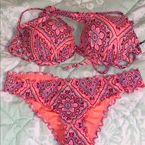 bright colored bikini bottoms